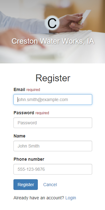 payment portal registration 2
